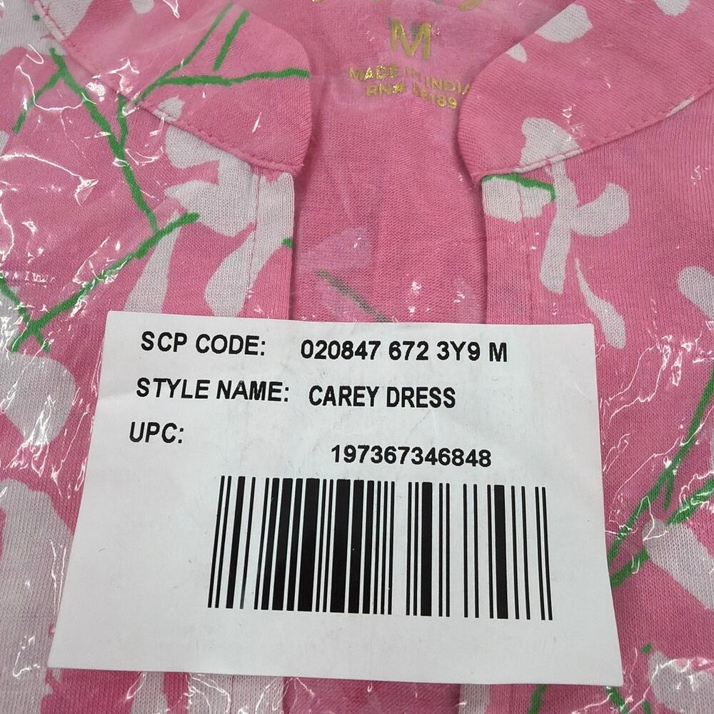 Lilly Pulitzer Women's Confetti Pink Liza Overprint Carey Dress Size M - Picture 4 of 11
